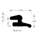 JAGUAR E TYPE SERIES 1 REAR BUMPER SEAL DRAUT-IRS1499EPJ